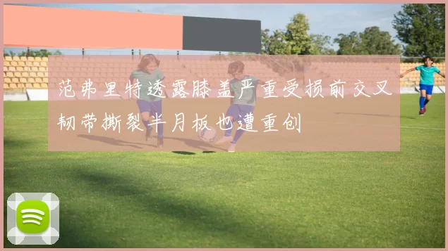 范弗里特透露膝盖严重受损前交叉韧带撕裂半月板也遭重创
